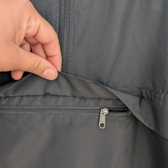 Champion Black Windbreaker with Gold Lion Logo - Picture 4 of 8